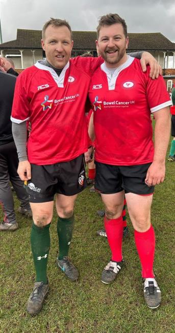 Sam and brother Steff line up for The Senedd team